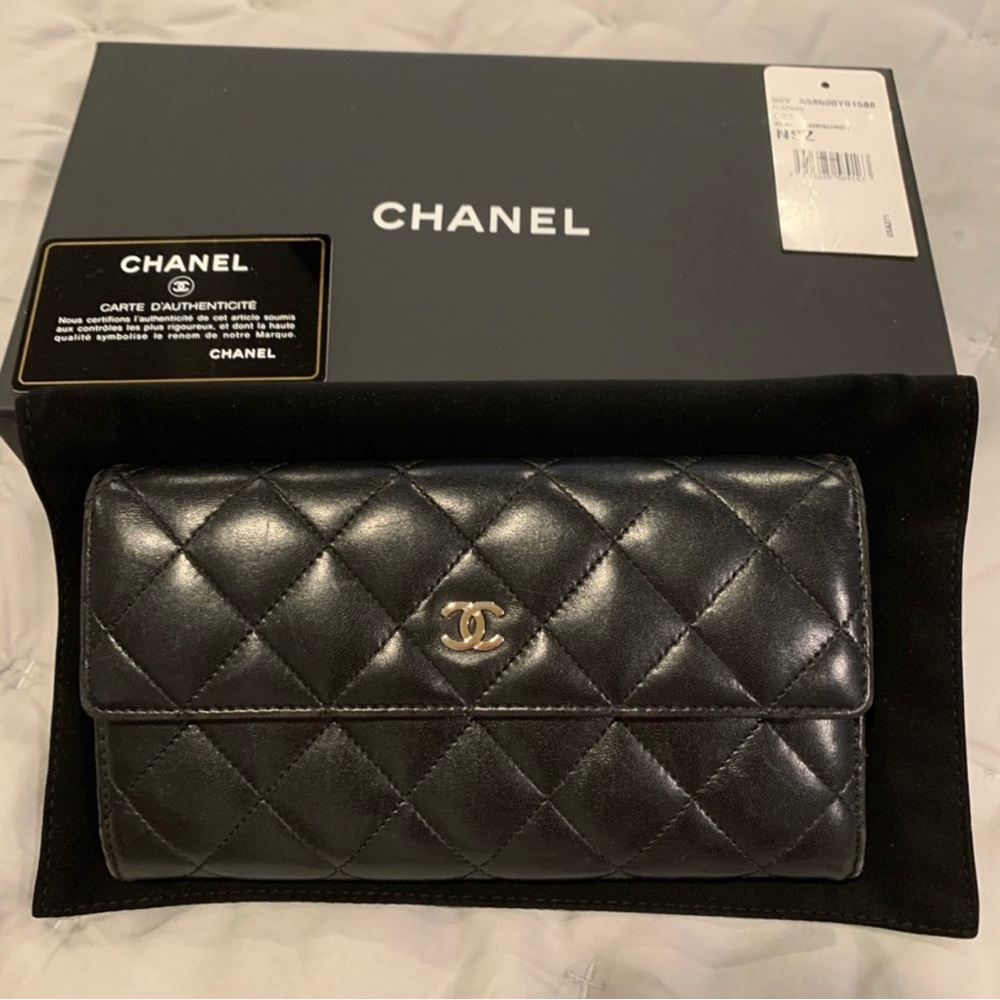 Chanel Lambskin Large Wallet